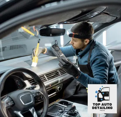 cleaning out the crevices in a vehicle